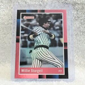 5/$20 Mint 2022 Donruss Willie Stargell 1988 Retro Red Holo Foil MLB Card 233!!